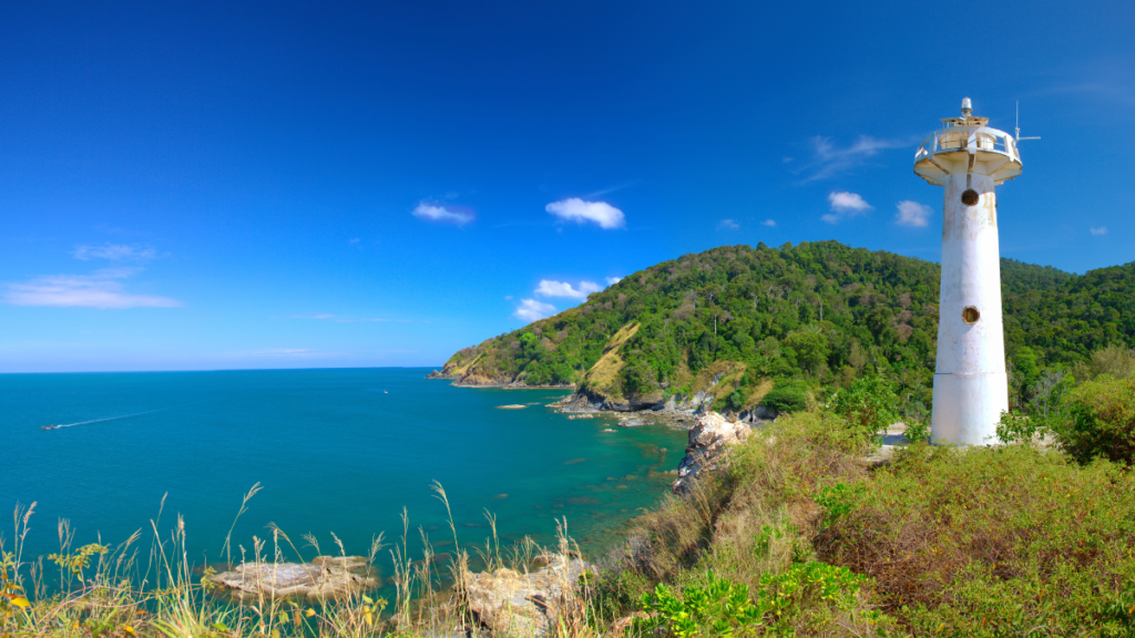 Mu Koh Lanta National Park Lighthouse with the Andaman Sea from Koh Lanta